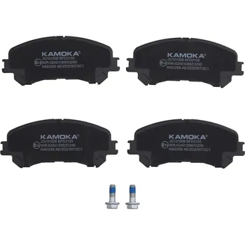 Brzdová destička Sada brzdových destiček, kotoučová brzda KAMOKA JQ101008