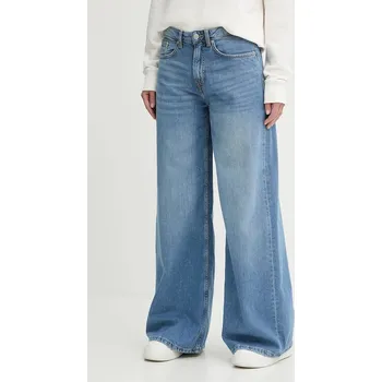 Dámské džíny Džíny Pepe Jeans WIDE LEG JEANS MW VINTAGE PL205015 modrá 55X, vel. 29/30