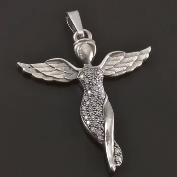 Přívěsek Goldpoint Větší stříbrný přívěsek anděl Varianta: stříbrný přívěs