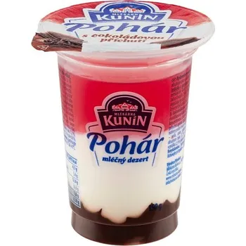 Mlékárna Kunín Pohár mléčný dezert s čokoládovou příchutí 150g
