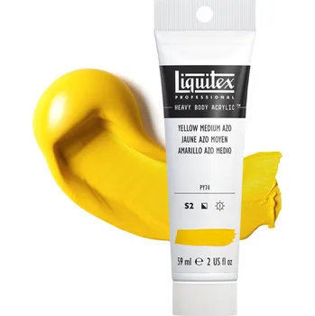 Vodová barva Akrylová barva Liquitex Heavy Body - Yellow Medium Azo
