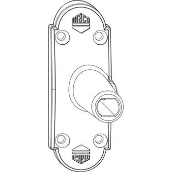 MACO RUSTICO upevňov.držák/nosná konzola BLR 35x35, pro vel.L105, černá (209477)