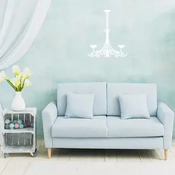 samolepka Sablio Samolepka na zeď: Lustr - 50x60 cm