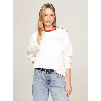 Dámská mikina Tommy Hilfiger dámská bílá mikina 20021833-8720636441368