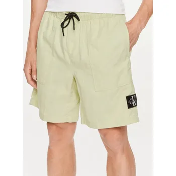Pánské kraťasy Calvin Klein pánské zelené šortky 20008692-2084718