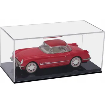 Knihovna Vitrína akryl/černá