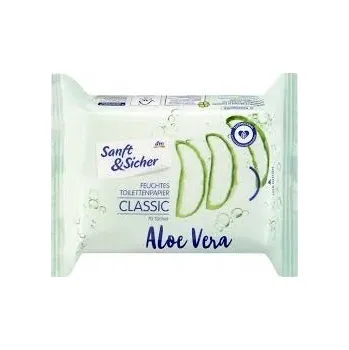 Vlhčené ubrousky s vůní Sanft&Sicher 70 ks