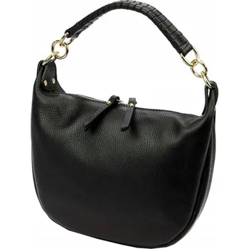 Kabelka LUKA kabelka z pravé kůže černá