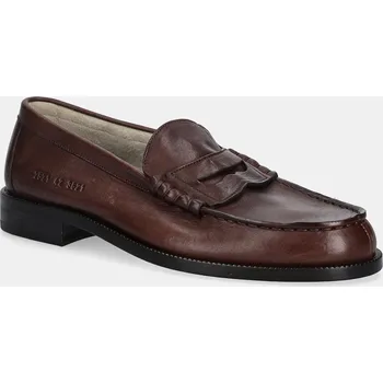 Dámské mokasíny Kožené mokasíny Common Projects Soft Loafer pánské, hnědá barva, 2521.3621, 42, 88X