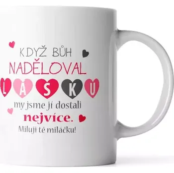 Sablio Hrnek Když Bůh naděloval lásku - 200 ml - espresso
