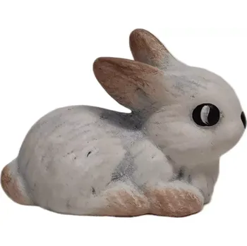 Zahradní dekorace Králíček keramický 7 x 9 figurky a sochy keramika