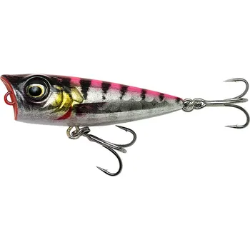 Umělá nástraha Savage Gear Wobler 3D Minnow Popper 4,3cm 4g F Pink Barracuda PHP
