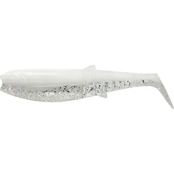 Umělá nástraha Savage Gear Gumová nástraha Cannibal Shad 10cm 9g White Flash UV 5ks