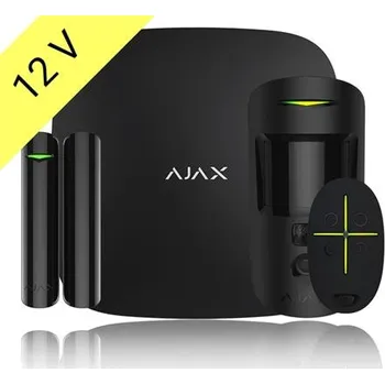 Sada domovního alarmu SET Ajax StarterKit Cam Plus 12V black (20504_12V)