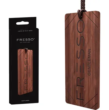 Vůně do auta Dřevěný přívěsek s vůní Fresso Gentleman