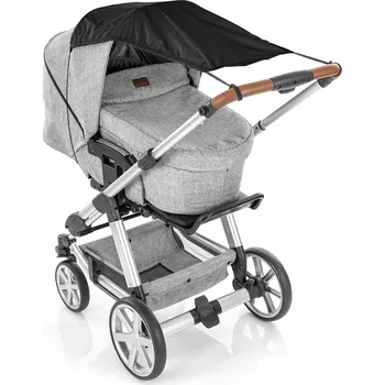 Slunečník ke kočárku DASZEK PRZECIWSŁONECZNY DO WÓZKA DZIECIĘCEGO 66 cm černý