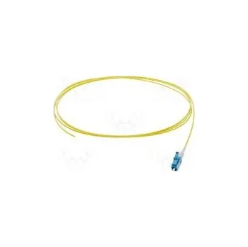 Síťový kabel Světlovodný pigtail LC/UPC 2m Světlovod 900um žlutá Gold