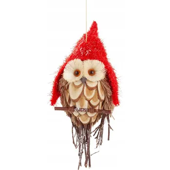 Vánoční ozdoba VÁNOČNÍ OZDOBA 512 18 X 8 X 7 CM ČERVENÁ