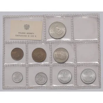 Sada mincí 8ks, 1975-1976 Konvolut (Sada mincí 8ks)