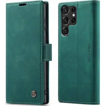 Pouzdro na mobilní telefon Flipové pouzdro Audioimp pro Samsung Galaxy S25 Ultra, zelené