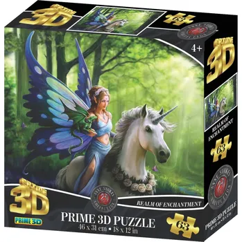 3D puzzle PRIME 3D PUZZLE - Říše kouzel 63 dílků