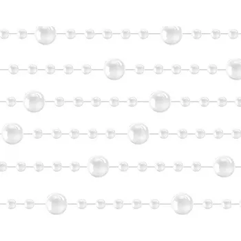 Vánoční ozdoba Dekorace na vánoční stromeček - perly 5m
