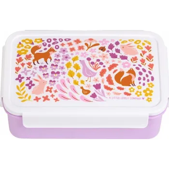 Svačinový box A Little Lovely Company - krabička na svačinu - květinová zahrada (1291)