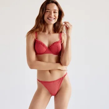 Kalhotky Reserved - Tanga - červená - 378EZ-33X - 378EZ-33X-S