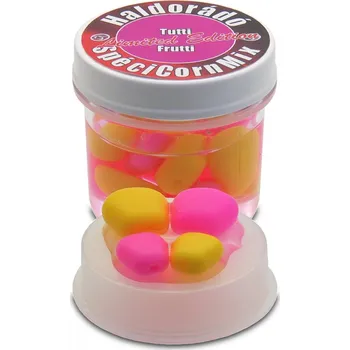 Návnadová surovina Haldorádó Gumová kukuřice SpéciCorn MIX Limited Edition 16ks 10+15mm Tutti Fruti