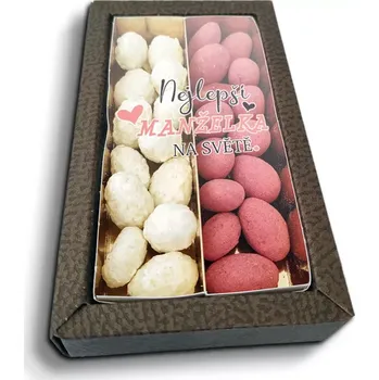 Čokoláda Sablio Mandle Nejlepší manželka na světě - 2x 80g