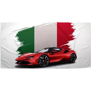 Osuška Sablio Ručník Ferrari Italská vlajka - 30x50 cm