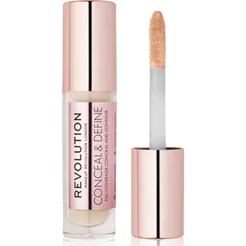 Korektor Tekutý korektor Makeup Revolution Conceal & Define, odstín C0.2, 4g