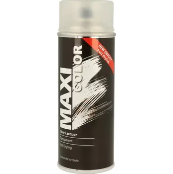 Barva ve spreji Maxi Color rychleschnoucí matný čirý lak ve spreji 400 ml