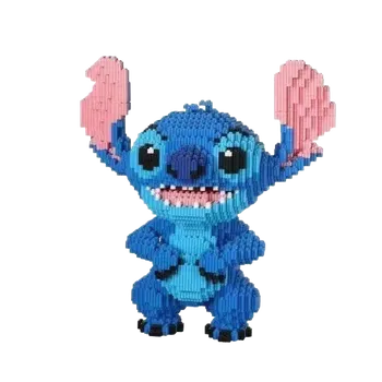 ostatní stavebnice OEM Stavebnice - Modrý mimozemšťan - 3820 Dílků