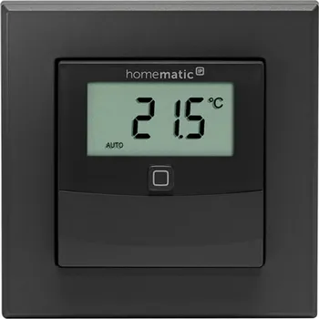 Centrální jednotka pro chytrou domácnost Homematic IP Drátový senzor teploty a vlhkosti s displejem - vnitřní, antracit - HmIPW-STHD-A