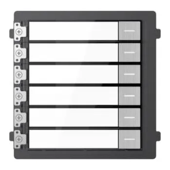 Příslušenství k domovnímu zvonku DS-KD-KK/S Modul interkomu se 6 tlačítky; nerez