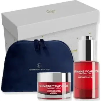 Kosmetická sada Germaine de Capuccini Timexpert Lift (IN) Vánoční Set - Zpevňující pleťový Krém Extra Rich 50 ml + Liftingové sérum 50 ml Dárková sada