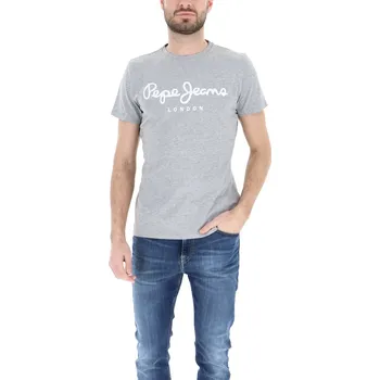 Pánské tričko Pepe Jeans pánské šedé tričko Original 20012628-8433808395146