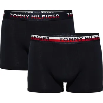 Boxerky Tommy Hilfiger pánské černé boxerky 2pack 20016355-1173765