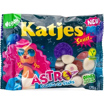 Bonbon Katjes bonbóny Astro Queen of Stars