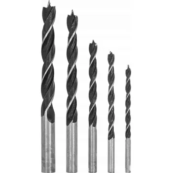 Vrták VRTÁKY DO DŘEVA KS 5 (4-10 MM) V POUZDRO <1