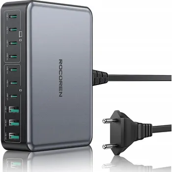 USB hub NABÍJECÍ STANICE USB 3X USB-A 7X USB-C ROZBOČOVAČ IDEÁLNÍ DO KANCELÁŘE 480W