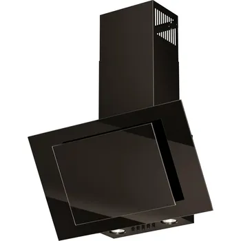 Digestoř Komínový odsavač par MAAN Vertical Eco Duo Glass 60 cm Černý Nástěnný
