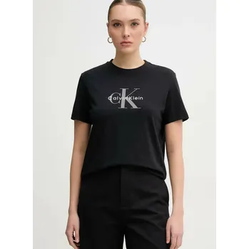 Dámské tričko Calvin Klein dámské černé tričko 20011219-2206295