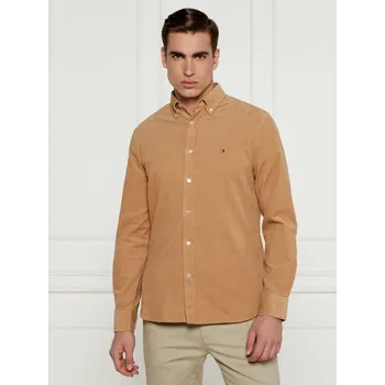 Pánská košile Tommy Hilfiger pánská hnědá košile 20013065-2126357