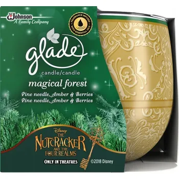 Svíčka Parafínová čajová svíčka Vůně jehličí, ambry a lesních plodů Glade