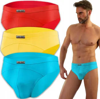 Slipy 3x SLIPY PÁNSKÉ SLIPY z mikromodalu klasického střihu *M