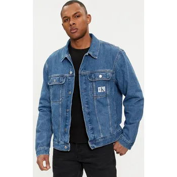 Calvin Klein pánská modrá džínová bunda 20008521-8720109470093