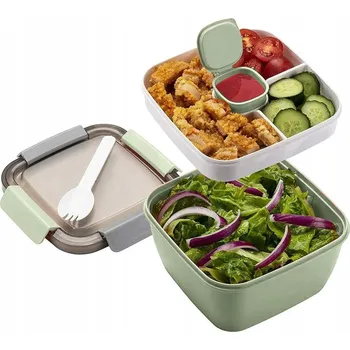 Svačinový box Box na oběd ŚNIADANIÓWKA LUNCHBOX Z SZTUĆCAMI 1200 ml