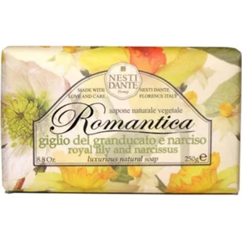 Mýdlo Nesti Dante Romantica Natural Soap Lily & Narcissus - Přírodní mýdlo 250 ml